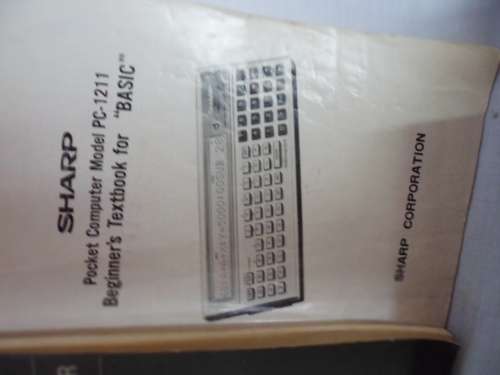 Sharp PC-1211 Programmable Pocket Computer with CE-121 Printer, charger and all Manuals