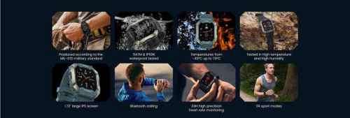 Kospet TANK M1 PRO Rugged Waterproof Outdoor Adventure Smartwatch
