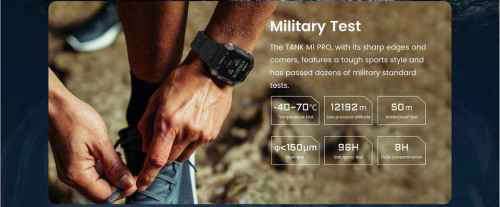 Kospet TANK M1 PRO Rugged Waterproof Outdoor Adventure Smartwatch