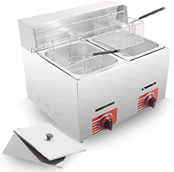 Double Tank Gass Deep fryer