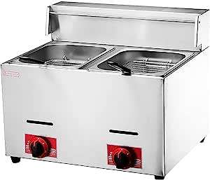 Double Tank Gass Deep fryer