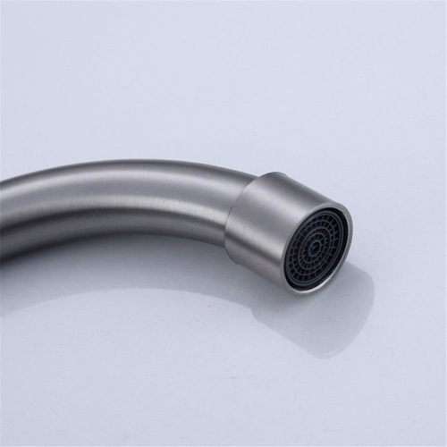 Stainless Steel Kitchen Faucet Brushed Process Swivel Basin Faucet 360 Degree