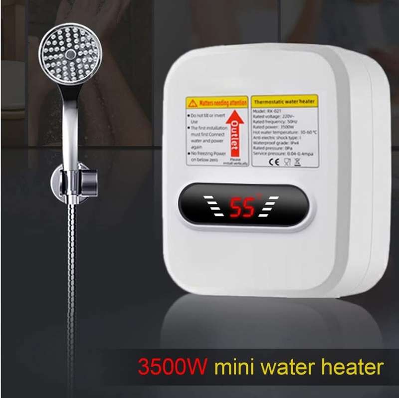 Water heater paramel shower