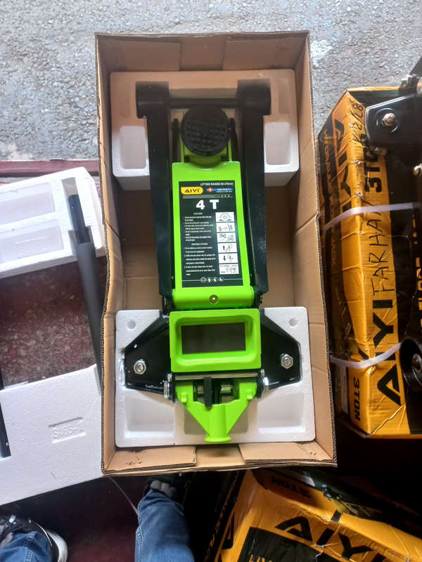 4ton Low-profile Hydraulic floor Jack double rapid pump