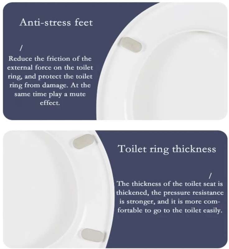 AIYI - White Bathroom Toliet Seat Cover