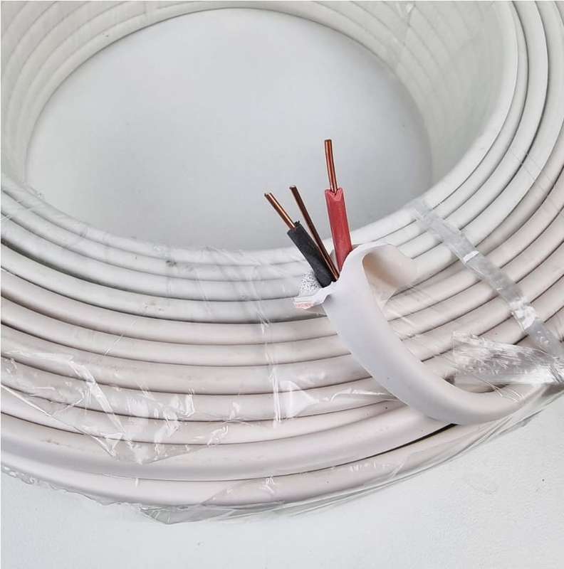 3 Core 1.5mm Twin and Earth Flat Cable 100m