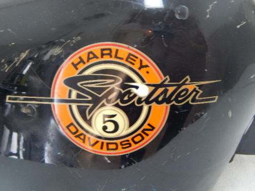A HARLEY DAVIDSON PETROL TANK