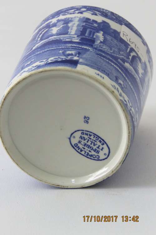 A COPELAND SPODES ITALIAN PATTERN ENGLAND SUGAR BOWL