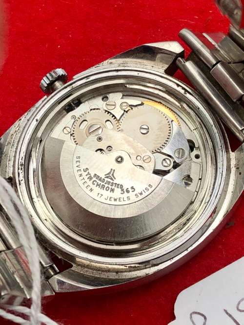 W35) CYMA SYNCHRON CONQUISTADOR AUTOMATIC DAY-DATE GENTS WATCH