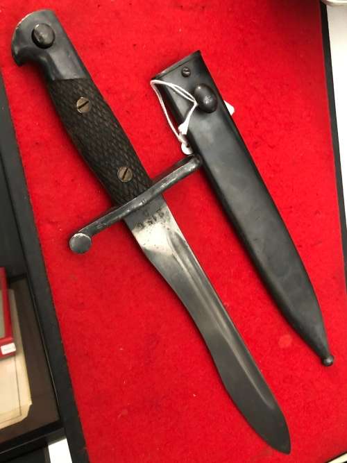 SPANISH MODEL 41 BOLO BAYONET WITH SCABBARD NUMBERS MATCHING