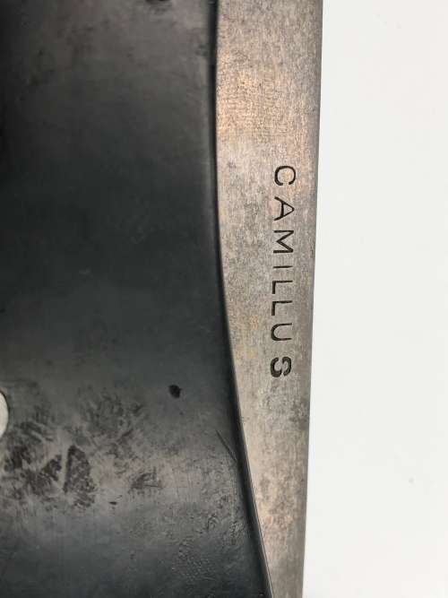 RARE LARGE WW2 US PILOTS CAMILLUS FOLDING MACHETE