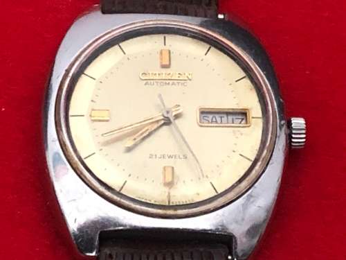 VINTAGE CITIZEN AUTOMATIC 21 JEWELS WATCH. (B6)