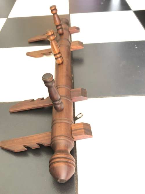 STINKWOOD COAT HOOK IN THE SHAPE OF AN OX WAGON YOKE