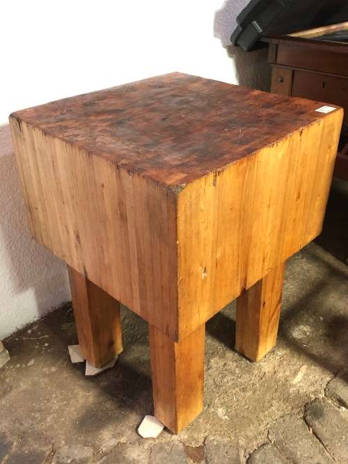ORIGINAL VINTAGE BUTCHERS BLOCK