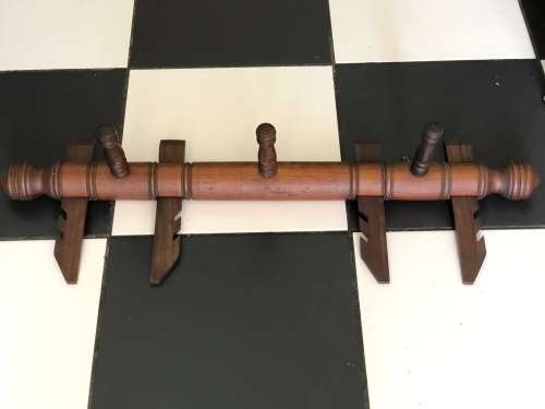STINKWOOD COAT HOOK IN THE SHAPE OF AN OX WAGON YOKE