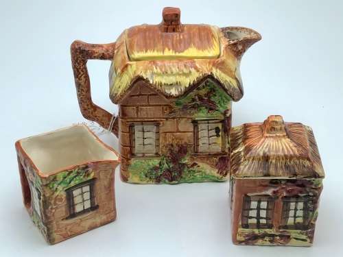 THREE PIECE PRICE BROTHERS COTTAGE TEA SET