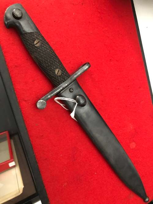 SPANISH MODEL 41 BOLO BAYONET WITH SCABBARD NUMBERS MATCHING