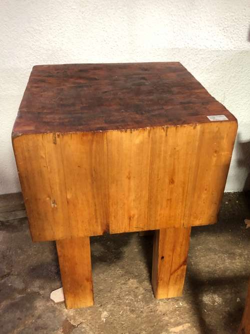 ORIGINAL VINTAGE BUTCHERS BLOCK