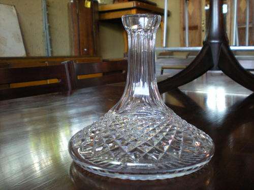 STUNNING WATERFORD CRYSTAL SHIPS DECANTER