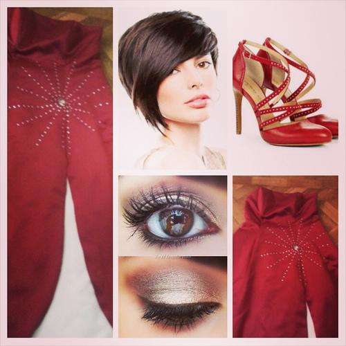 RED WINE DANCE DRESS  -14