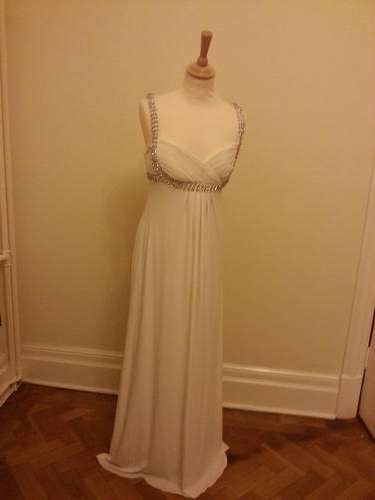 GODESS INSPIRED WHITE PARTY DRESS  -10