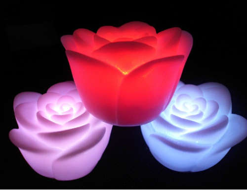 Led Rose Flower Light