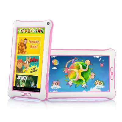 Children's 7 Inch Android 4.2 Tablet "Play-Tab" - Child Friendly UI, Parental Control (Pink)