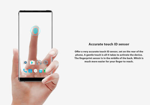 M-Horse Pure 2 Android 7, Octa Core CPU, 4GB RAM, 5.99 Inch Bezel-Less Screen, Dual Cam (Blue)