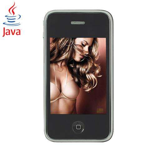 I9+++ Dual Card Quad Band JAVA Cell Phone Black