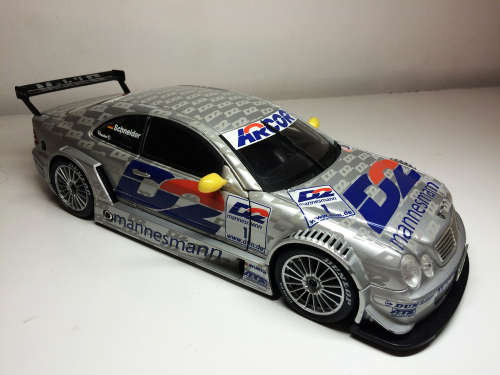 MERCEDES BENZ MODELS AMG MERCEDES CLK TOURING CAR D2 TEAM AD 1:18 NO BOX