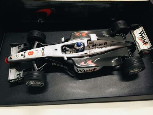 Minichamps McLaren MP 4/13 1:18 die cast model F1 Mika Hakkinen Rare Team WEST edition. BOXED