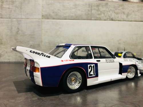 RARE  MINICHAMPS BMW 320i Team Hat R.Peterson 1977 #21 - 1:18