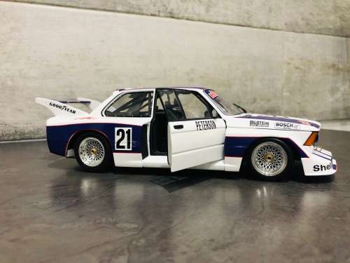 RARE  MINICHAMPS BMW 320i Team Hat R.Peterson 1977 #21 - 1:18