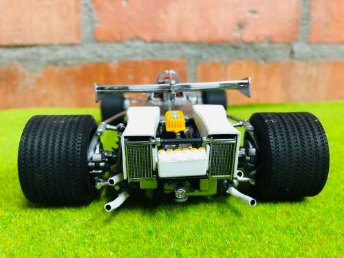 EXOTO  FERRARI 312B 1970 F1 ALUMINUM FINISH 1/18 SCALE - GRAND PRIX CLASSICS