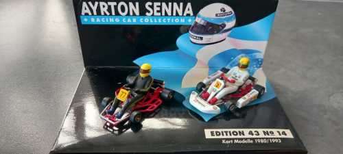 MINICHAMPS - KART MODELLE1980/1993 A. SENNA EDITION 43 NO.14