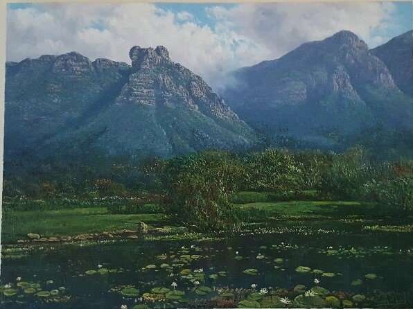 Casey Van Der Leek (SA 20th C) Oil, Kirstenbosch 2007, Signed, 60 x 80