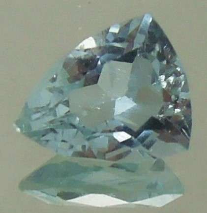 Certified Natural  Blue Aquamarine, 1.70ct. (SI)