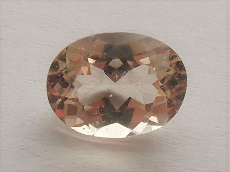 Natural Pink Morganite - SI, 1.23ct.  - Oval