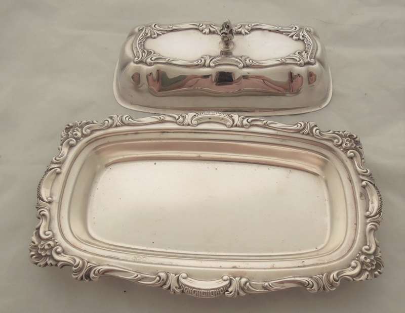Beautiful Silver Plated Butter Dish