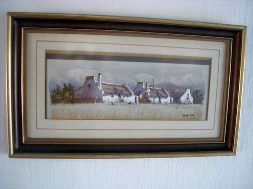Stunning Malachi Smith, Oil on Board, 18cm x 49cm