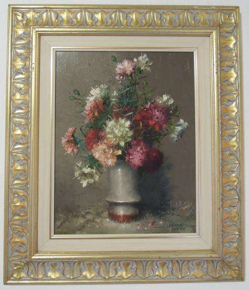 Hennie Griesel Oil on Board, 58cm x 70cm (Framed)