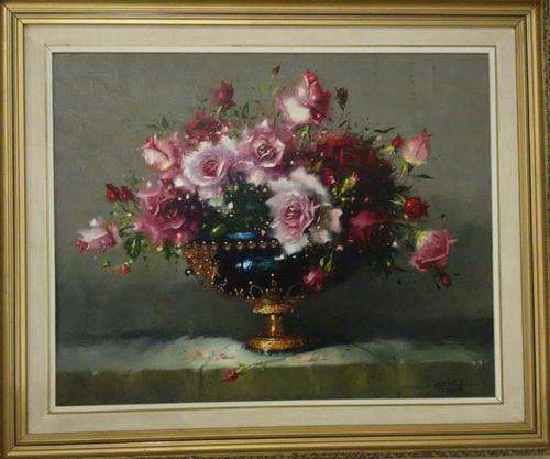 Magnificent Oil on Board by Hennie Griesel - 93cm x79cm Framed