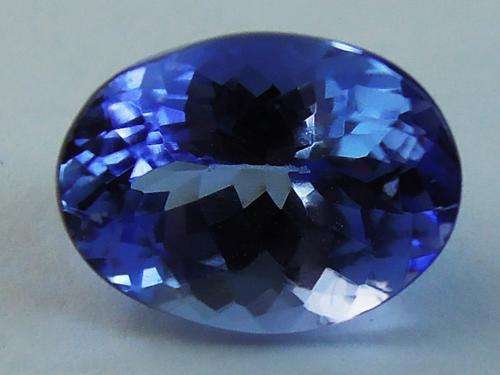 Certified Natural Blue Violet Tanzanite, 2.04 ct. (VS)