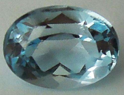 Natural Blue Topaz, Faceted Pear, 2.79 ct. (VS)