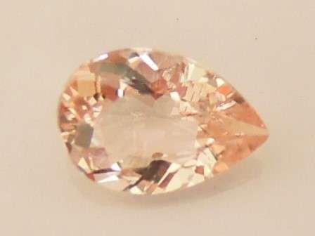 Natural Pink Morganite - SI, 1.47 ct. - Pear