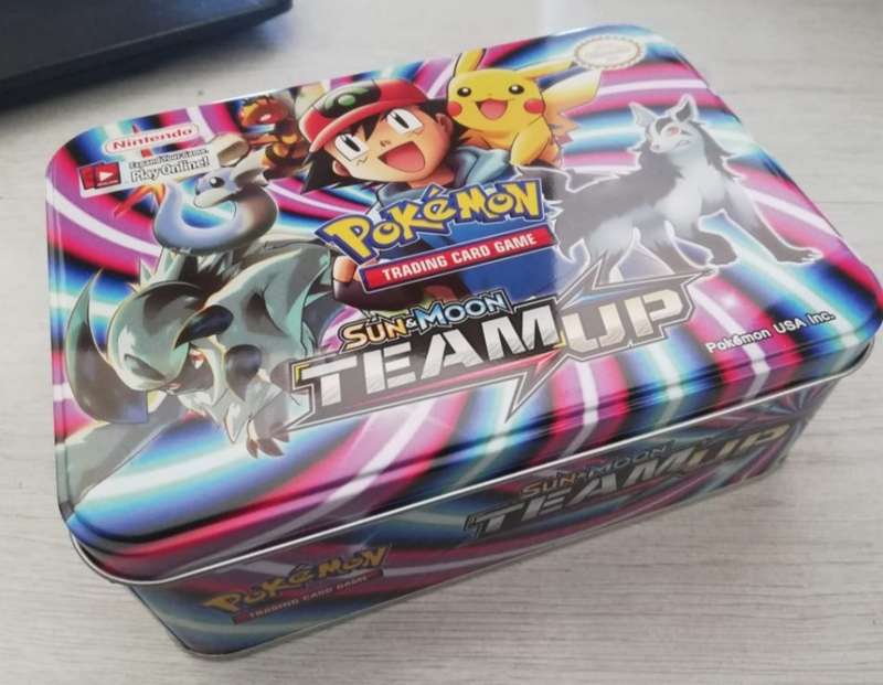 Pokemon Tin Box Including 80 Pokemon Cards PLUS 3 Booster Packs - Unbroken Bonds