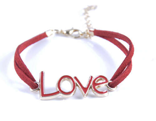 Infinity Bracelet - Red Love