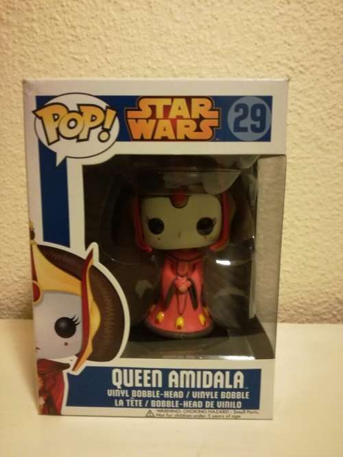 Original Funko Pop Star Wars - Queen Amidala Vinyl Bobble Head