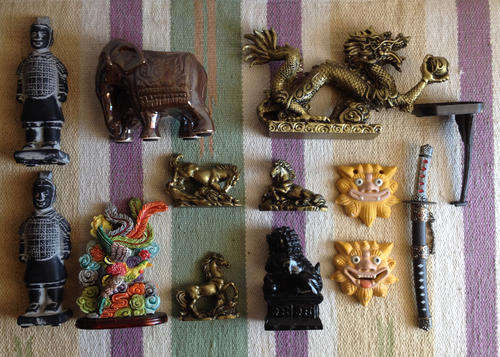 Lot of 12 Oriental Figures/Ornaments