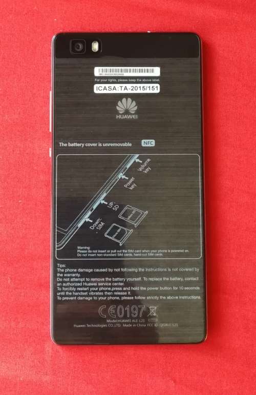 Huawei P8 Lite 16GB LTE - Black - Like a new ( Never Used)